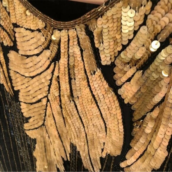 Vintage Royal Feelings SM Sequin Beaded Top Silk - Picture 4 of 8